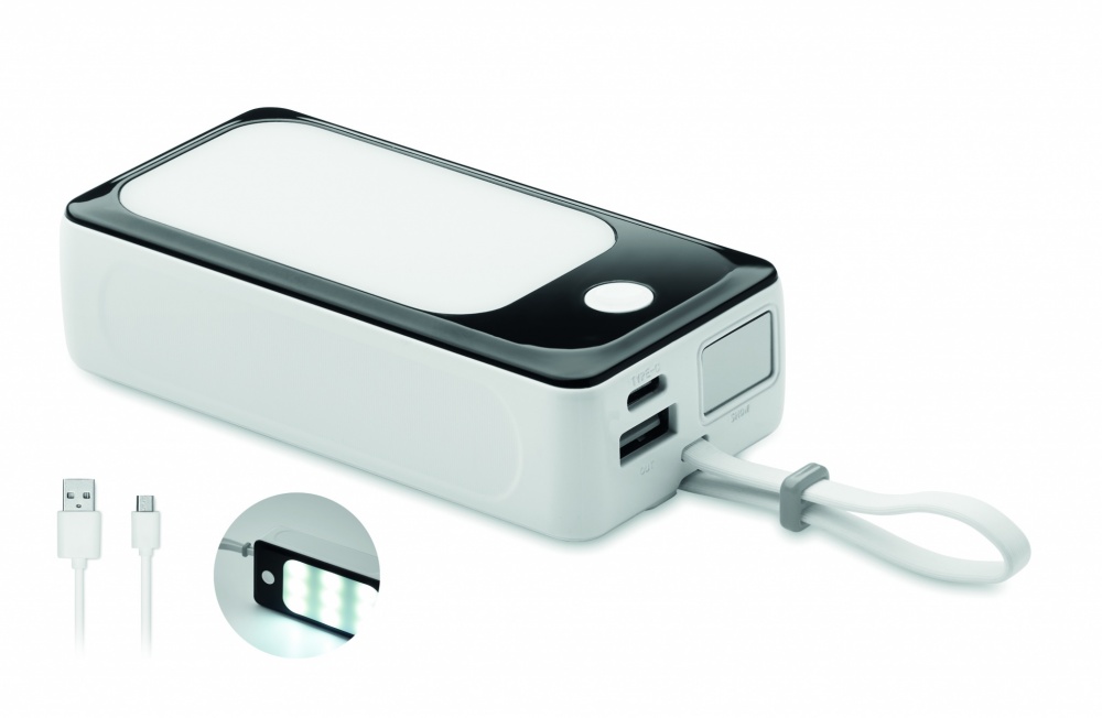 Logotrade kampanjprodukter bild: Powerbank 10.000mAh med COB