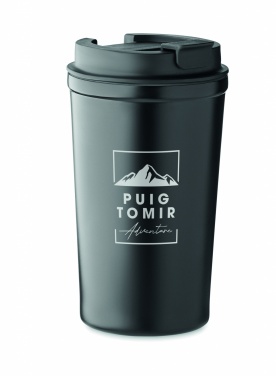 Logotrade presentreklam bild: Dubbelväggig mugg 450 ml