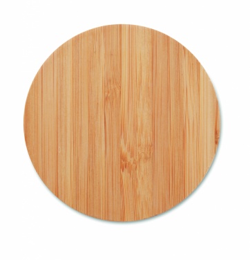 Logotrade reklamprodukter bild: Bambu trådlös laddare 15W