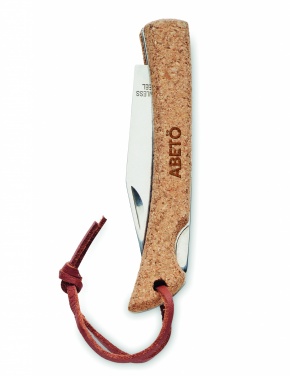 Logotrade presentreklam bild: Fällkniv med kork