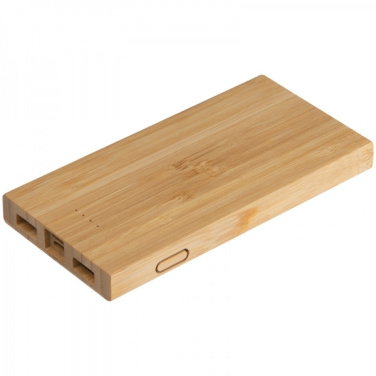 Logotrade kampanjprodukter bild: Bambu powerbank KATOWICE