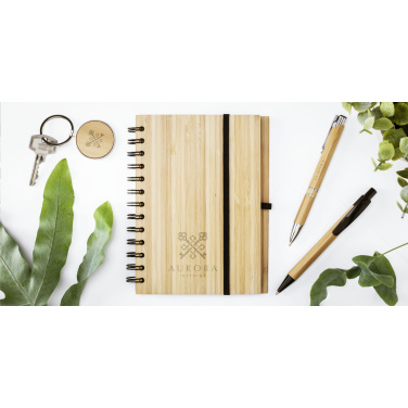 Logotrade profilreklam bild: Bambu Key Circle nyckelring