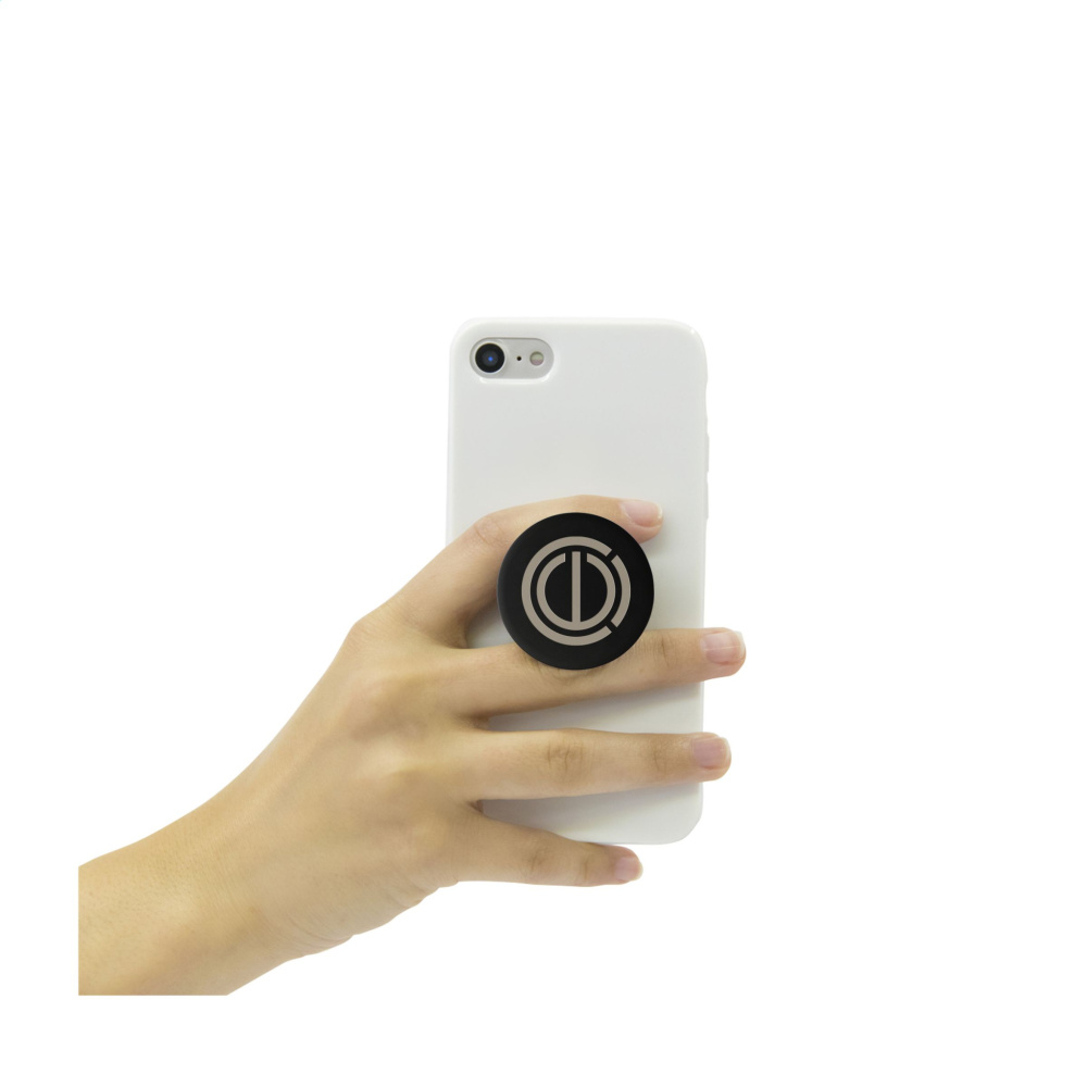 Logotrade presentreklam bild: PopSockets® telefonhållare i aluminium