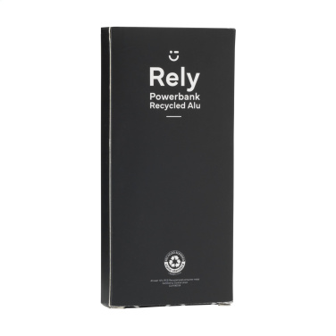 Logotrade reklamprodukter bild: Rely Powerbank 10000 RCS återvunnen alu