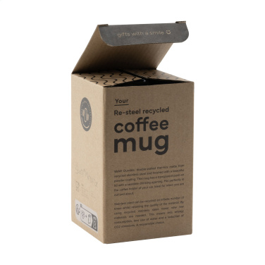 Logotrade presentreklam bild: Re-Steel RCS återvunnen kaffemugg 380 ml termokopp