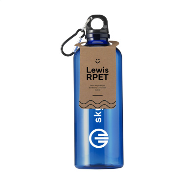 Logotrade reklamprodukter bild: Lewis GRS RPET Flaska 630 ml vattenflaska