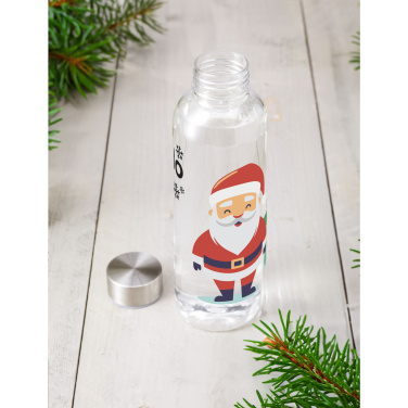 Logotrade kampanjprodukter bild: Senga GRS RPET Flaska 500 ml X-Mas