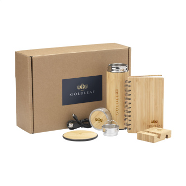 Logotrade reklamprodukter bild: Merch Set Bamboo Boost