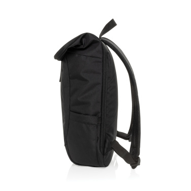 Logotrade reklamprodukter bild: Swiss Peak Aware™ RPET Leonard 15,6 laptop ryggsäck