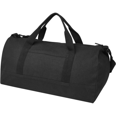 Logotrade reklamprodukter bild: Porter 500 g/m² duffelväska av Aware™-återvunnet material på 50 l
