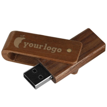 Logotrade profilprodukter bild: USB-minne i trä