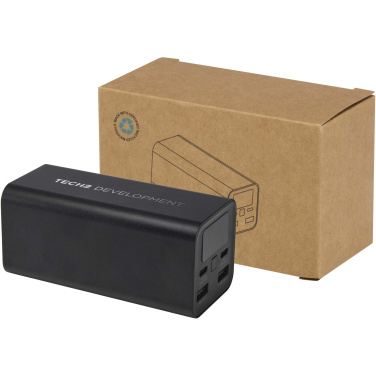 Logotrade profilreklam bild: Acamar 20 000 mAh 70 W powerbank för bärbar dator av återvunnen aluminium