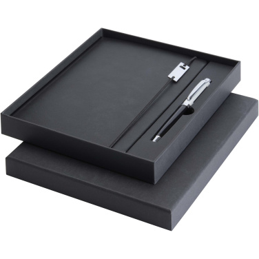 Logotrade reklamprodukter bild: Legato Elegance A5 set med anteckningsbok med hårt omslag och kulpenna
