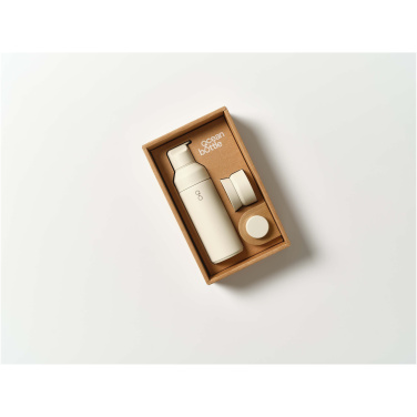 Logotrade reklamprodukter bild: Ocean Bottle 500 ml 3-i-1-presentförpackning