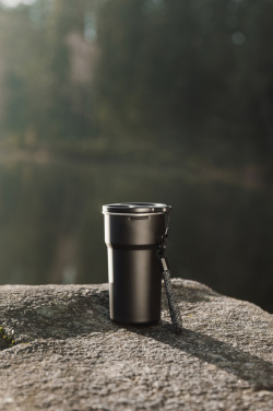 Logotrade profilprodukter bild: VINGA Parks RCS återvunnet stål mugg, 4 st, 250 ML