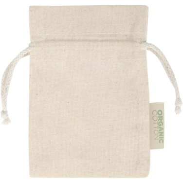 Logotrade presentreklam bild: Odisha 140 g/m² presentpåse av ekologiskt OCS-material – 15 x 10 cm