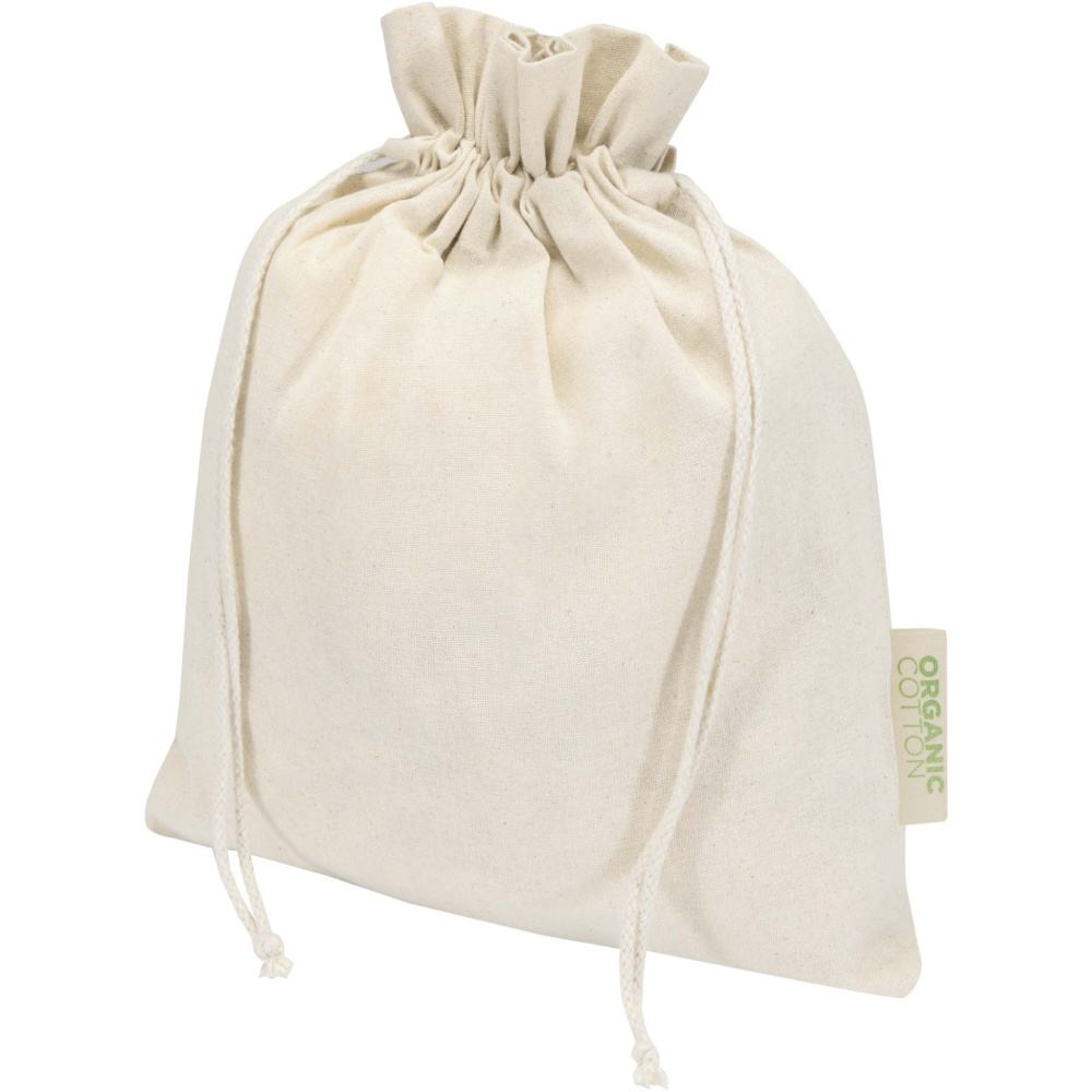 Logotrade profilprodukter bild: Odisha 140 g/m² presentpåse av ekologiskt OCS-material – 30 x 25 cm