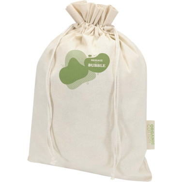 Logotrade presentreklam bild: Odisha 140 g/m² presentpåse av ekologiskt OCS-material – 42 x 30 cm