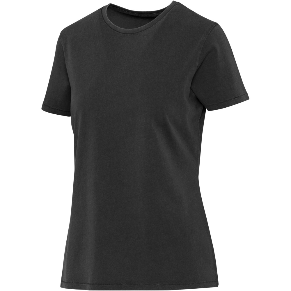 Logotrade profilprodukter bild: Nanaimo 160 g/m2 kortärmad tvättad T-shirt för dam