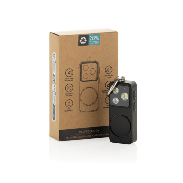 Logotrade profilprodukter bild: GuardBuddy RCS personlarm med USB-C-laddning