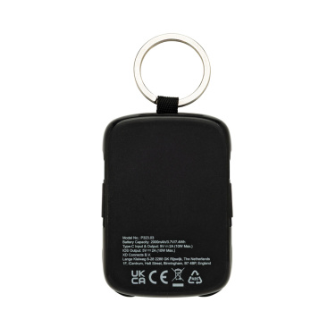 Logotrade profilprodukter bild: Nexo RCS nyckelringspowerbank 2000 mAh med integrerade kabla