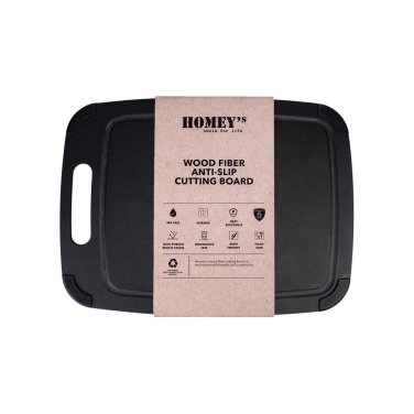 Logotrade reklamprodukter bild: Homey´s Skärbräda L Träfiber